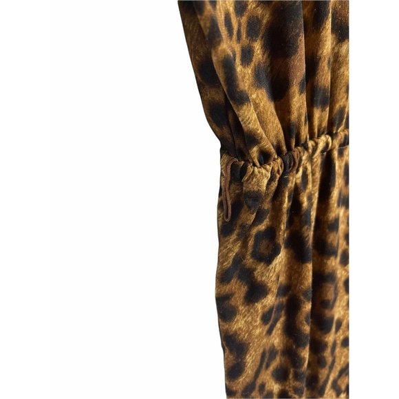 Michael Kors Long Sleeve Cheetah Print Dress XS - Picture 8 of 12